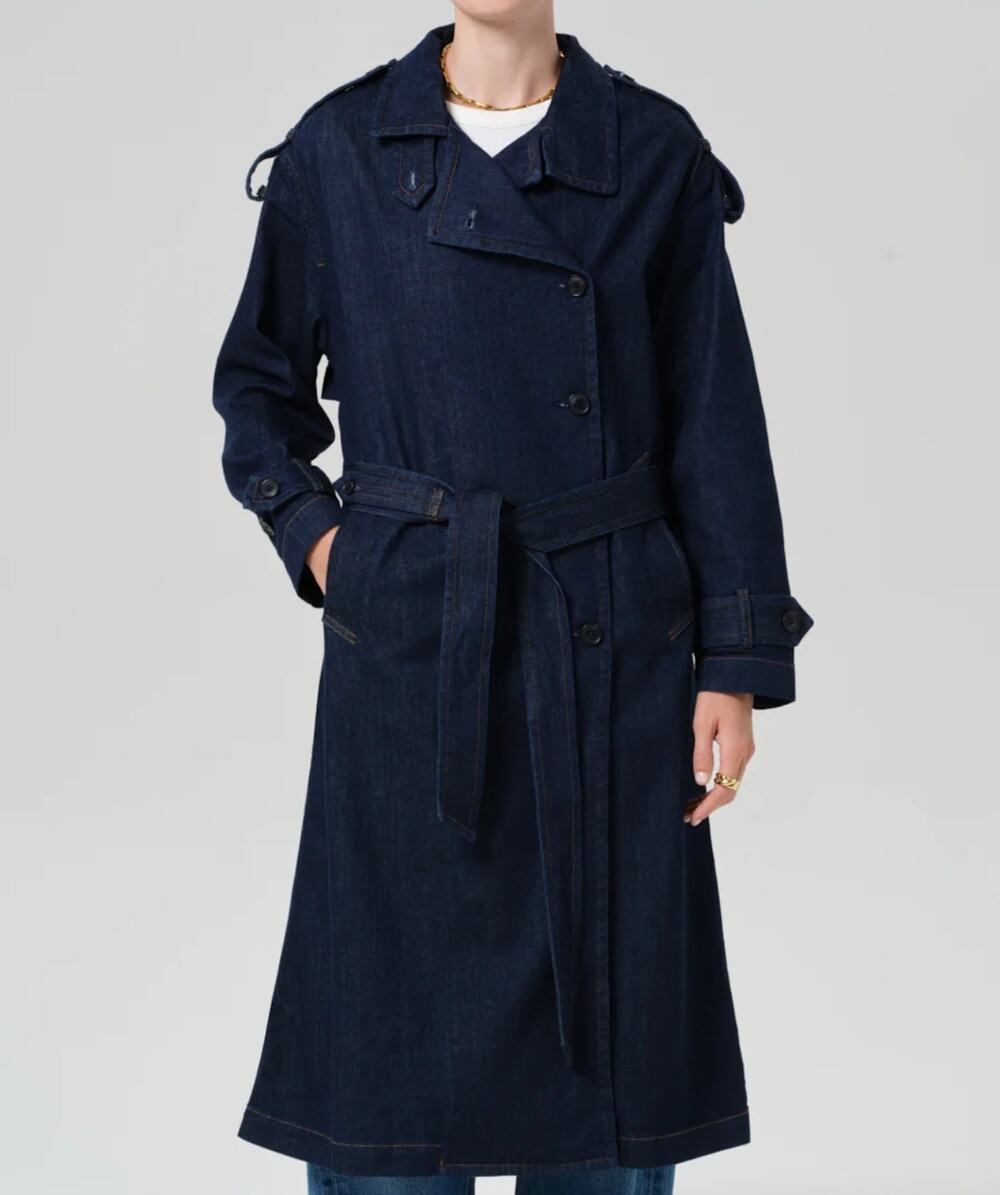 CITIZENS OF HUMANITY x ARGENT Eva Denim Trench Coat